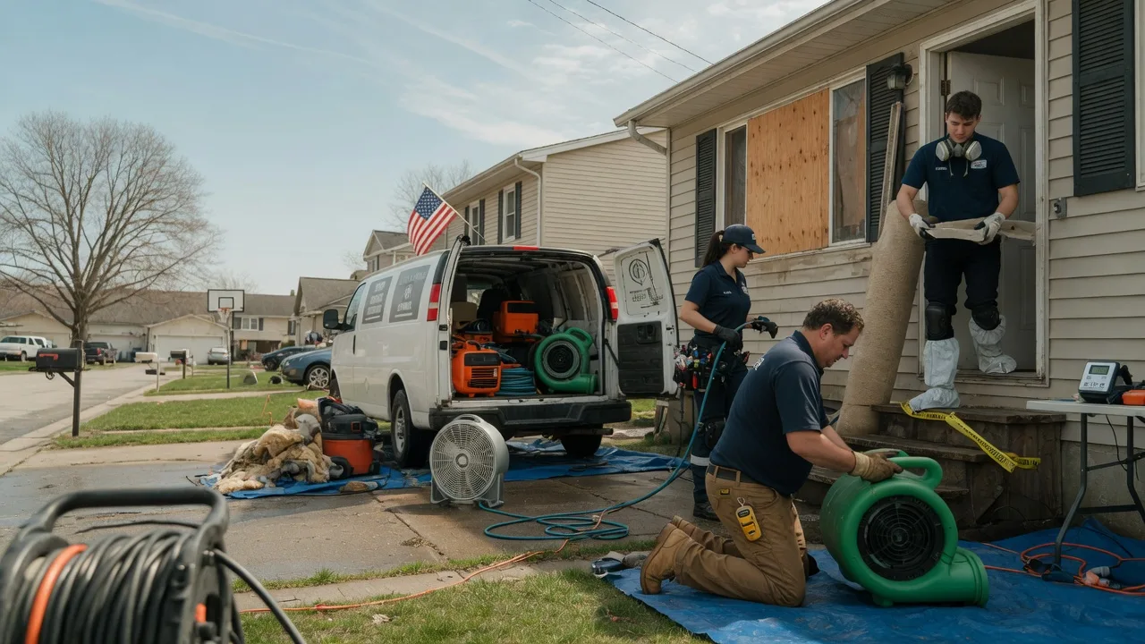 Water Damage Restoration in Lamoure, ND near me